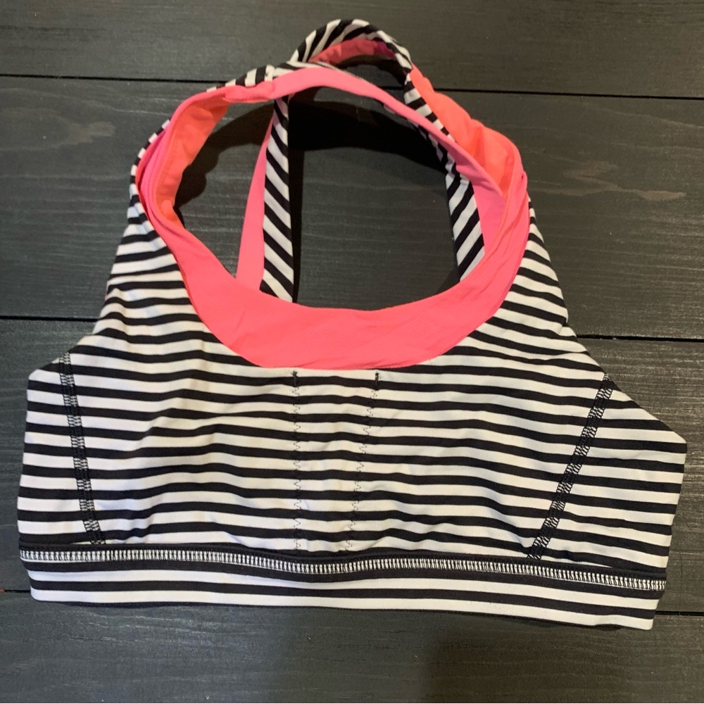 Lululemon Stuff Your Bra Size 8 Striped